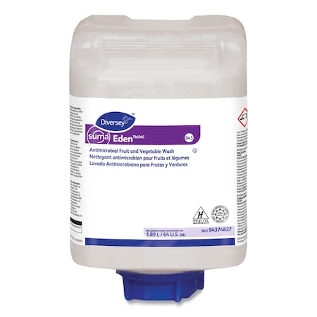 Diversey Suma EdenTM/MC D4.5, Liquid, 64 oz, PK4, 4PK 94374827